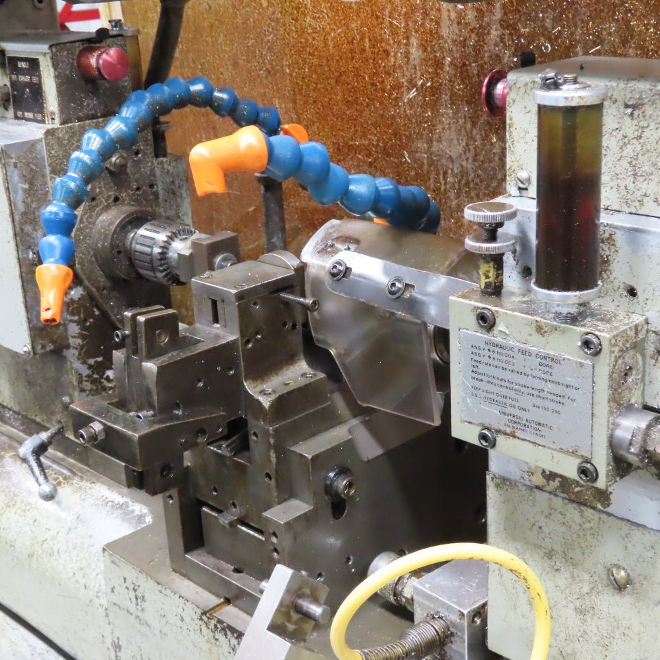 Universal Automatic 220V 3Ph Multispeed Dual Opposed Drilling Unit Flood Coolant