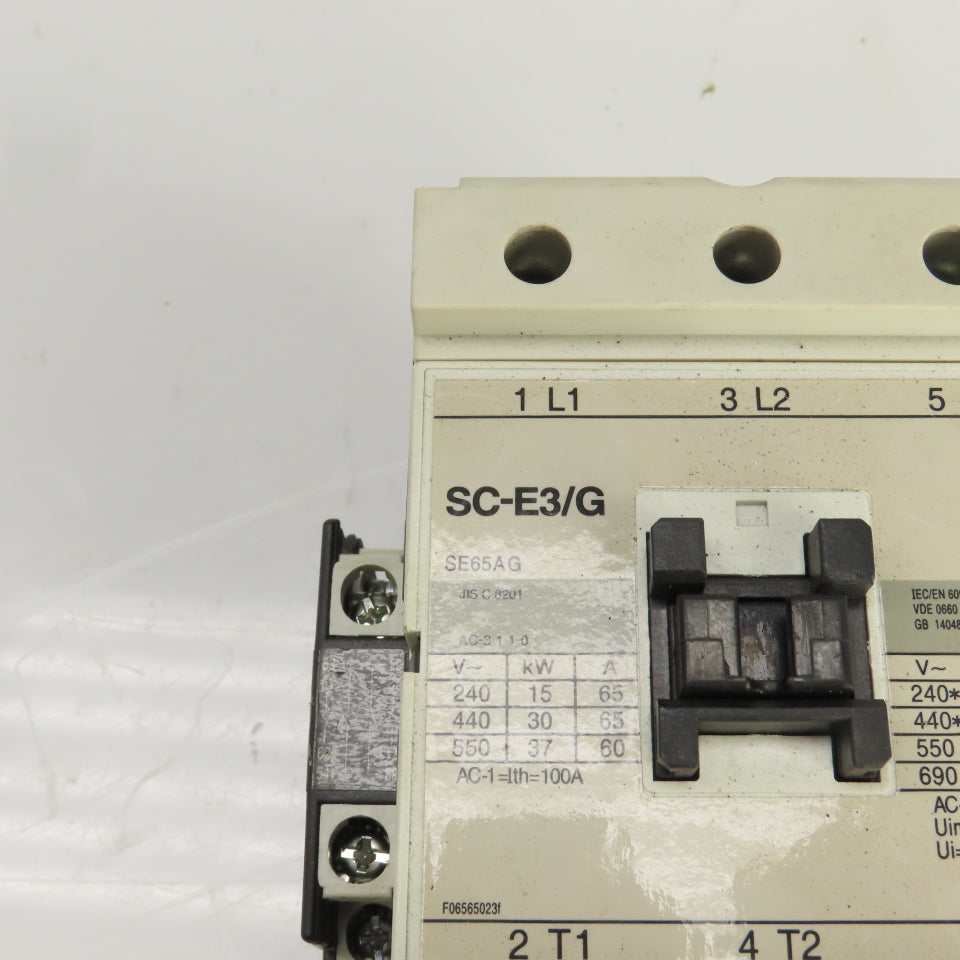 Fuji SC-E3/G Reversing Contactor 24VDC Coil 3Pole 65A