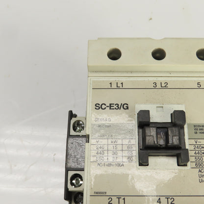 Fuji SC-E3/G Reversing Contactor 24VDC Coil 3Pole 65A