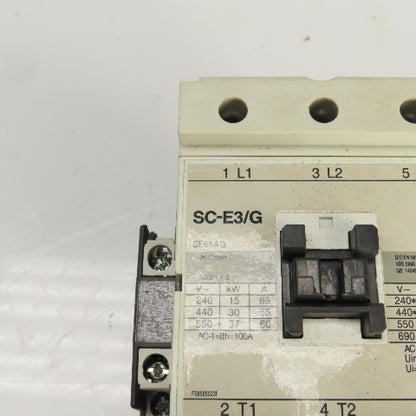 Fuji SC-E3/G Reversing Contactor 24VDC Coil 3Pole 65A
