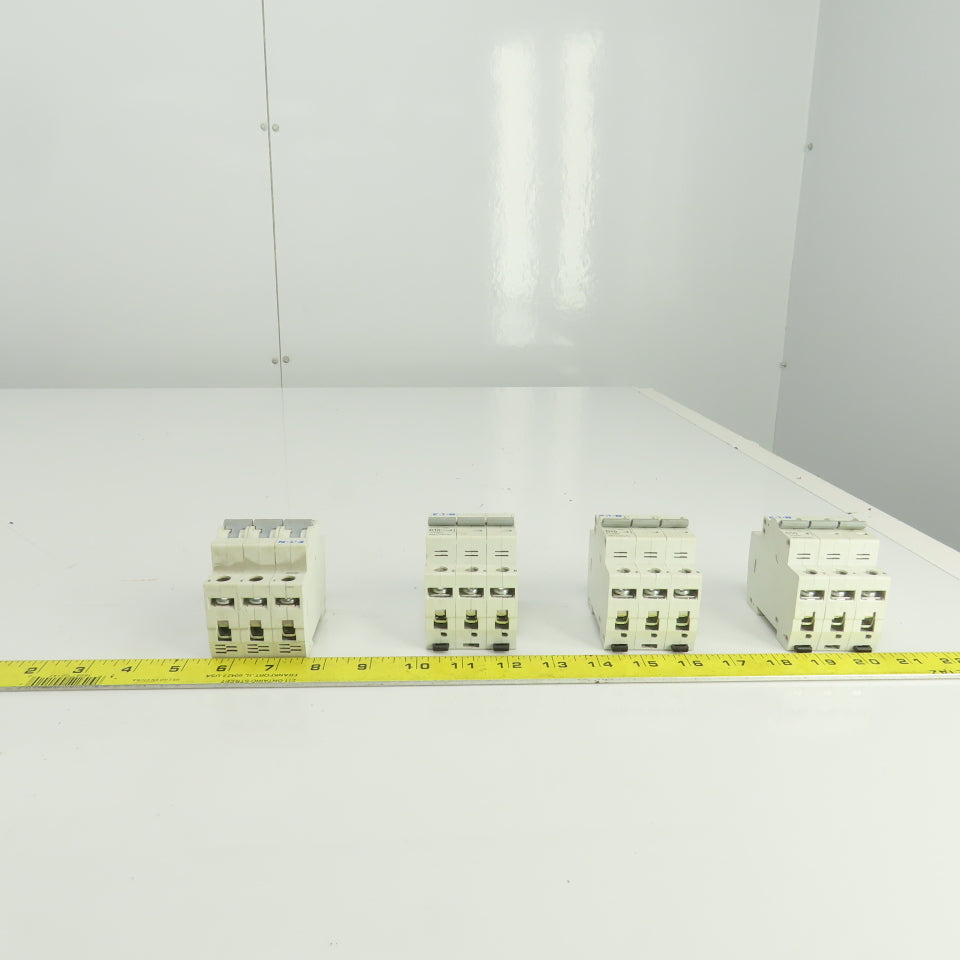 Eaton WMZS3D10 Mini Circuit Breaker 277/480VAC 10A 3 Pole Lot Of 4