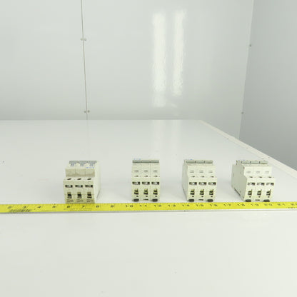 Eaton WMZS3D10 Mini Circuit Breaker 277/480VAC 10A 3 Pole Lot Of 4