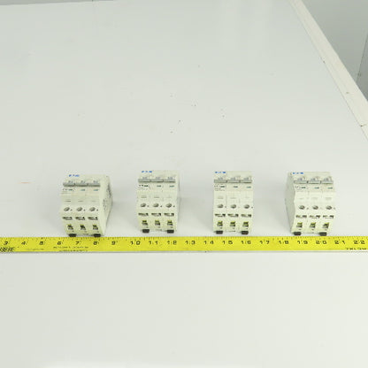 Eaton WMZS3D10 Mini Circuit Breaker 277/480VAC 10A 3 Pole Lot Of 4
