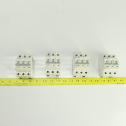 Eaton WMZS3D10 Mini Circuit Breaker 277/480VAC 10A 3 Pole Lot Of 4