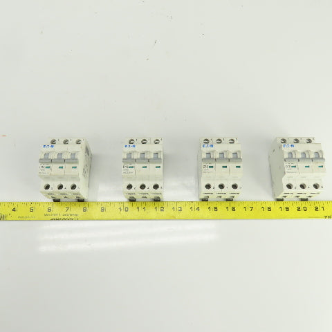 Eaton WMZS3D10 Mini Circuit Breaker 277/480VAC 10A 3 Pole Lot Of 4