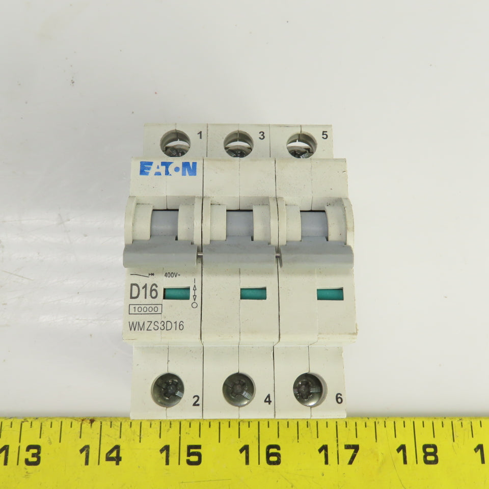 Eaton WMZS3D16 Mini Circuit Breaker 16A 277/480VAC 3 Pole