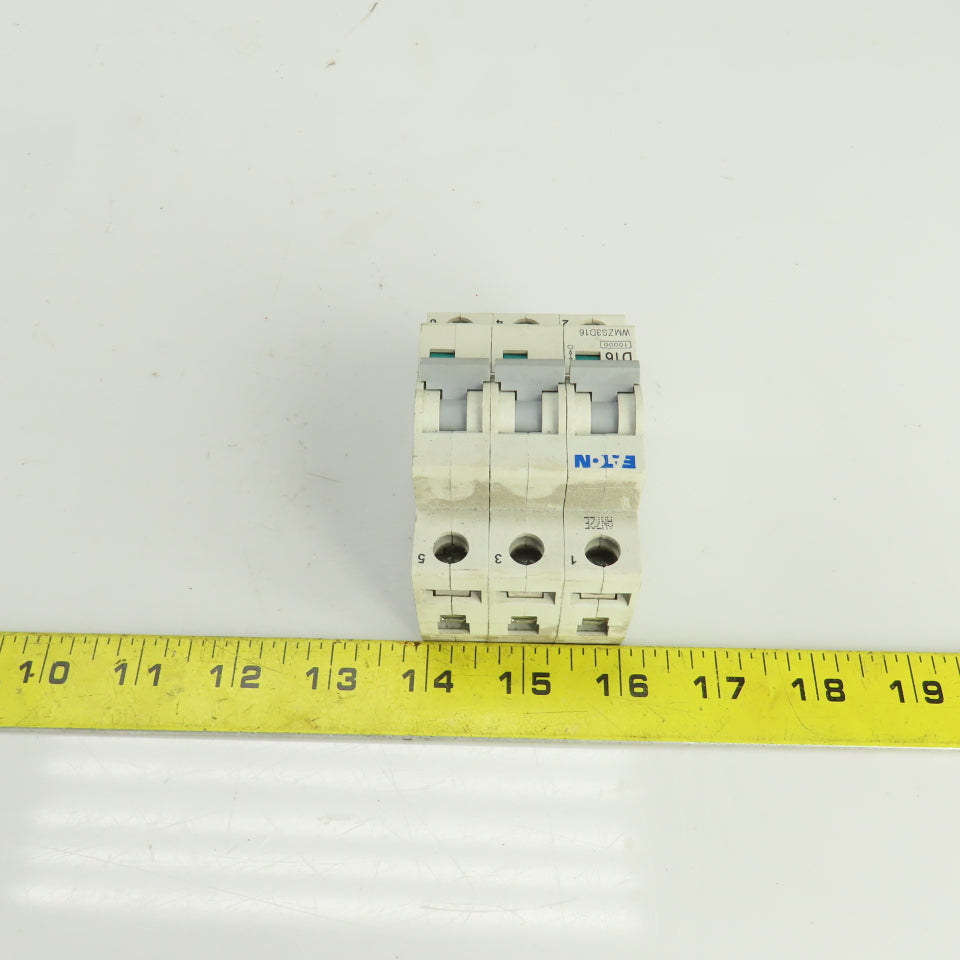 Eaton WMZS3D16 Mini Circuit Breaker 16A 277/480VAC 3 Pole