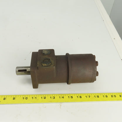 M & S 1392 HPQ 400 C5B Hydraulic Motor 1" Shaft 1/2" NPT