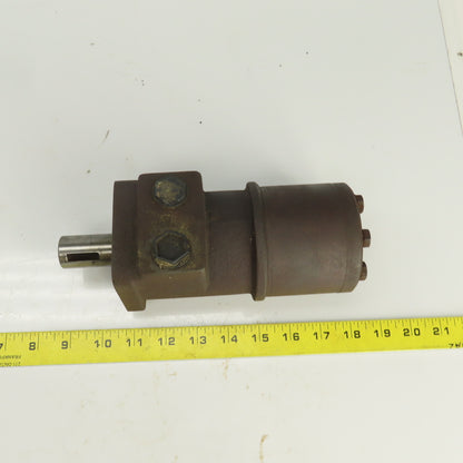 M & S 1392 HPQ 400 C5B Hydraulic Motor 1" Shaft 1/2" NPT
