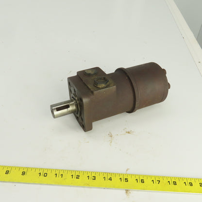 M & S 1392 HPQ 400 C5B Hydraulic Motor 1" Shaft 1/2" NPT