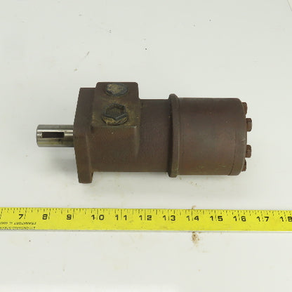 M & S 1392 HPQ 400 C5B Hydraulic Motor 1" Shaft 1/2" NPT