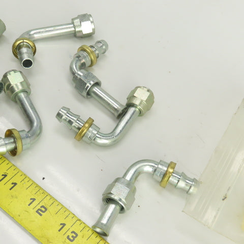 Eaton 190465-6S Aeroquip by Danfoss SAE 37° JIC Swivel 90° Long Elbow Lot Of 5
