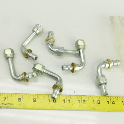 Eaton 190465-6S Aeroquip by Danfoss SAE 37° JIC Swivel 90° Long Elbow Lot Of 5