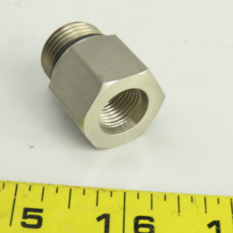 3/4-16 (-8) x 1/2-20 (5) JIC Straight Hydraulic Hose/Pipe Adapter