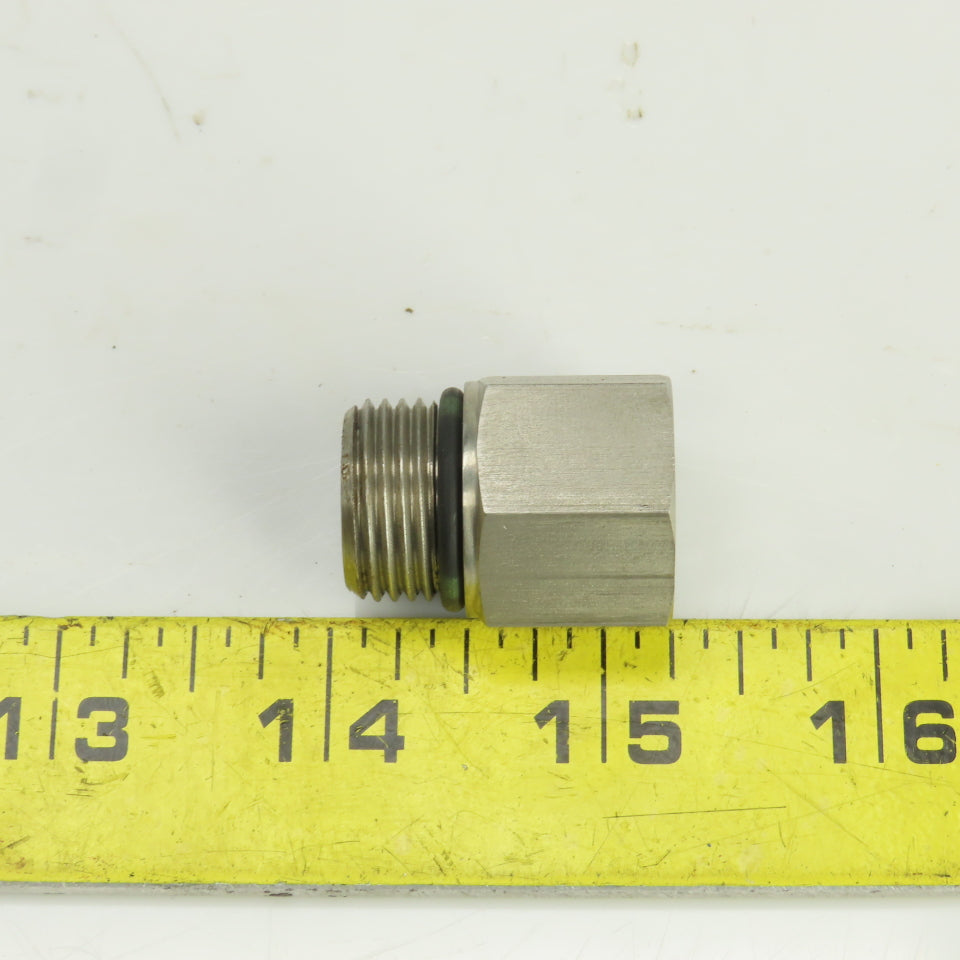 3/4-16 (-8) x 1/2-20 (5) JIC Straight Hydraulic Hose/Pipe Adapter
