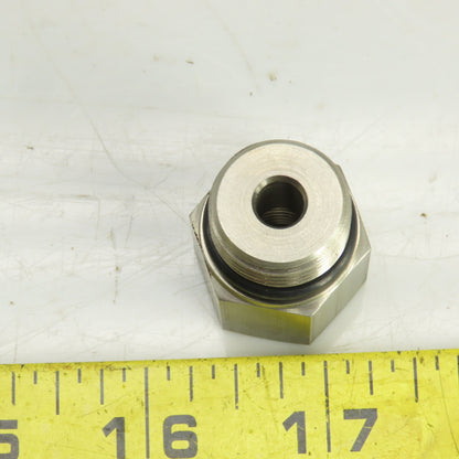 M12 -1.5 x 3/4-16 (8) Straight Hydraulic Hose/Pipe Adapter Lot Of 11