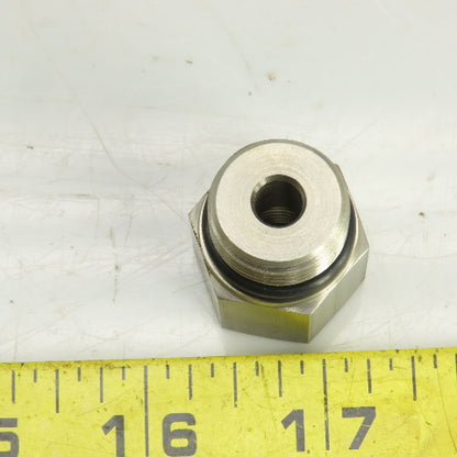 M12 -1.5 x 3/4-16 (8) Straight Hydraulic Hose/Pipe Adapter Lot Of 11