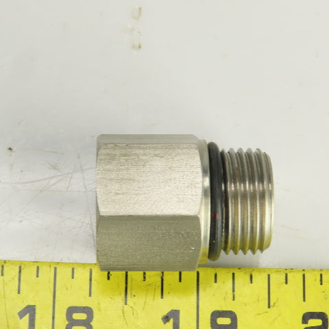 M12 -1.5 x 3/4-16 (8) Straight Hydraulic Hose/Pipe Adapter Lot Of 11