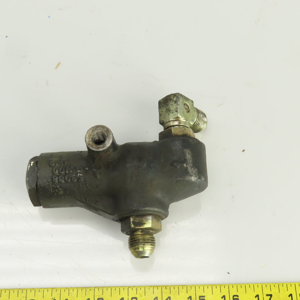Caterpillar 59038-00100-U12 Adjustable Hydraulic Flow Valve From A Model 2EC30