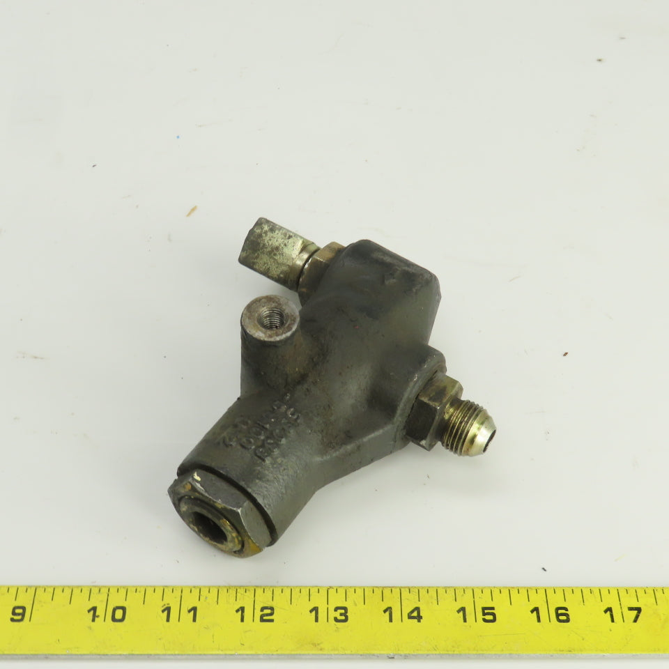 Caterpillar 59038-00100-U12 Adjustable Hydraulic Flow Valve From A Model 2EC30