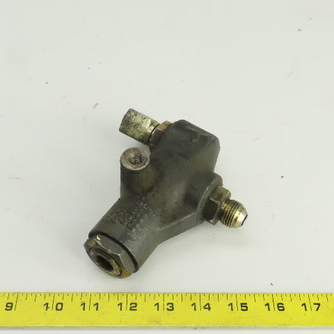Caterpillar 59038-00100-U12 Adjustable Hydraulic Flow Valve From A Model 2EC30