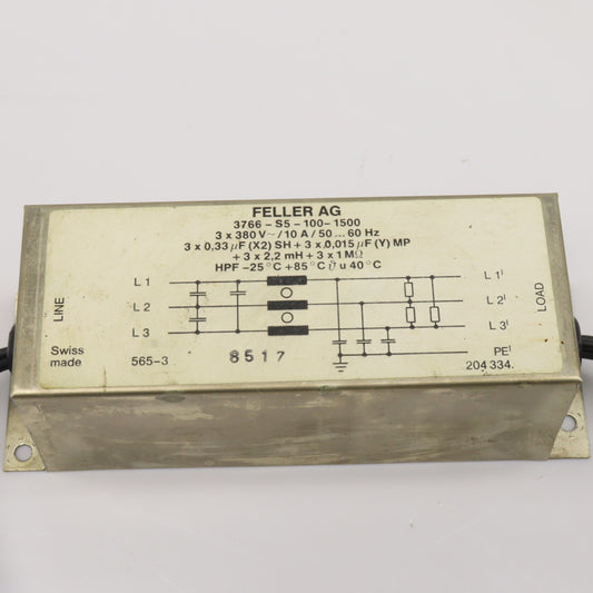 Feller AG 3766-S5-100-1500 380V 10A 50/60Hz Suppression Capacitor