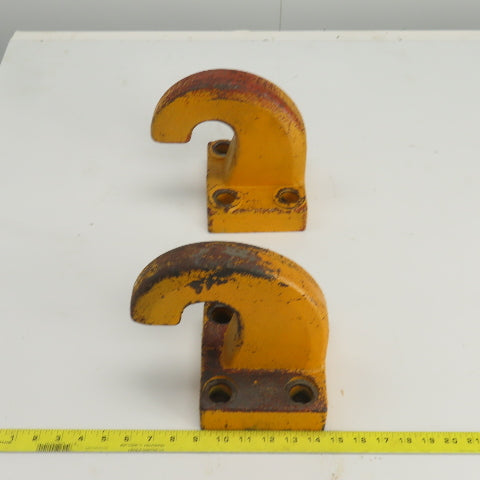 Pintle Style Tow Hook 2-1/8" Large 4 Bolt Mount  OD Lot Of 2