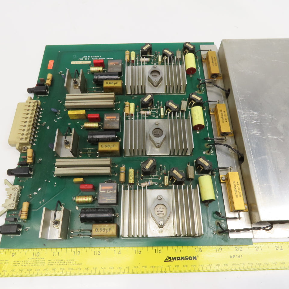 AGIE PMO-01B 613 930.7 Power Module Output Circuit Board