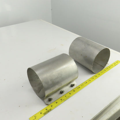 5-1/2"-6" Emergency Clamp Repair Sleeve No Gasket Lot Of 2
