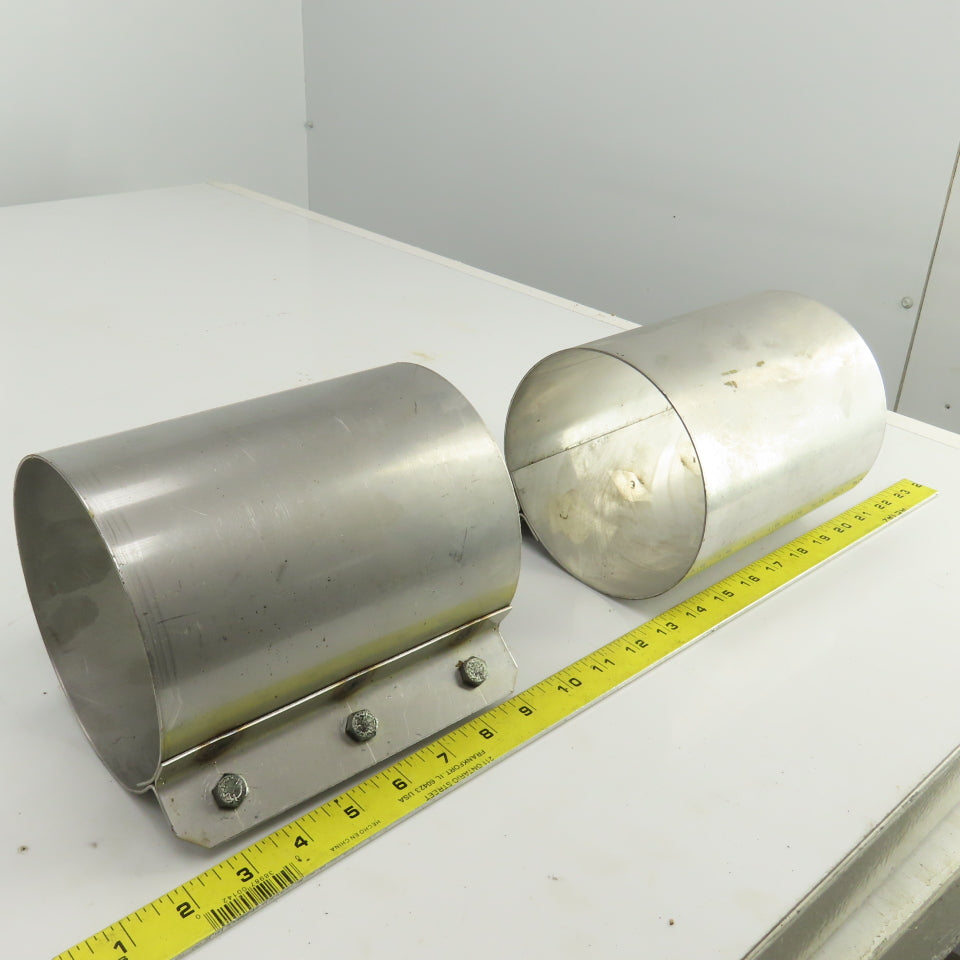 5-1/2"-6" Emergency Clamp Repair Sleeve No Gasket Lot Of 2