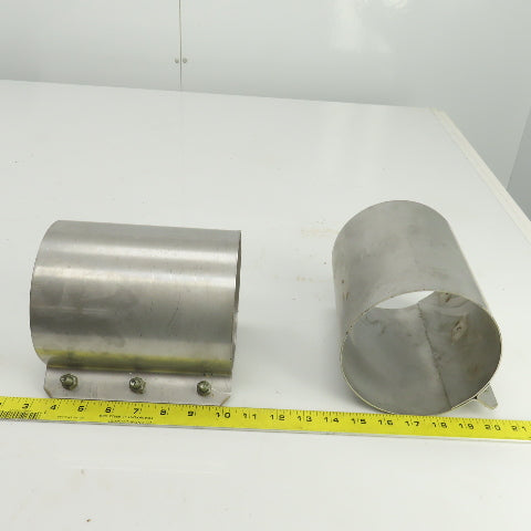 5-1/2"-6" Emergency Clamp Repair Sleeve No Gasket Lot Of 2