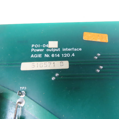 AGIE POI-04 614 120.4 Power Output Interface Circuit Board