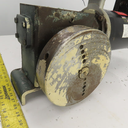 Grove Gear 30:1 Ratio Gear Reducer W/8" Rotary Indexing Table 230/460V 1HP 3PH