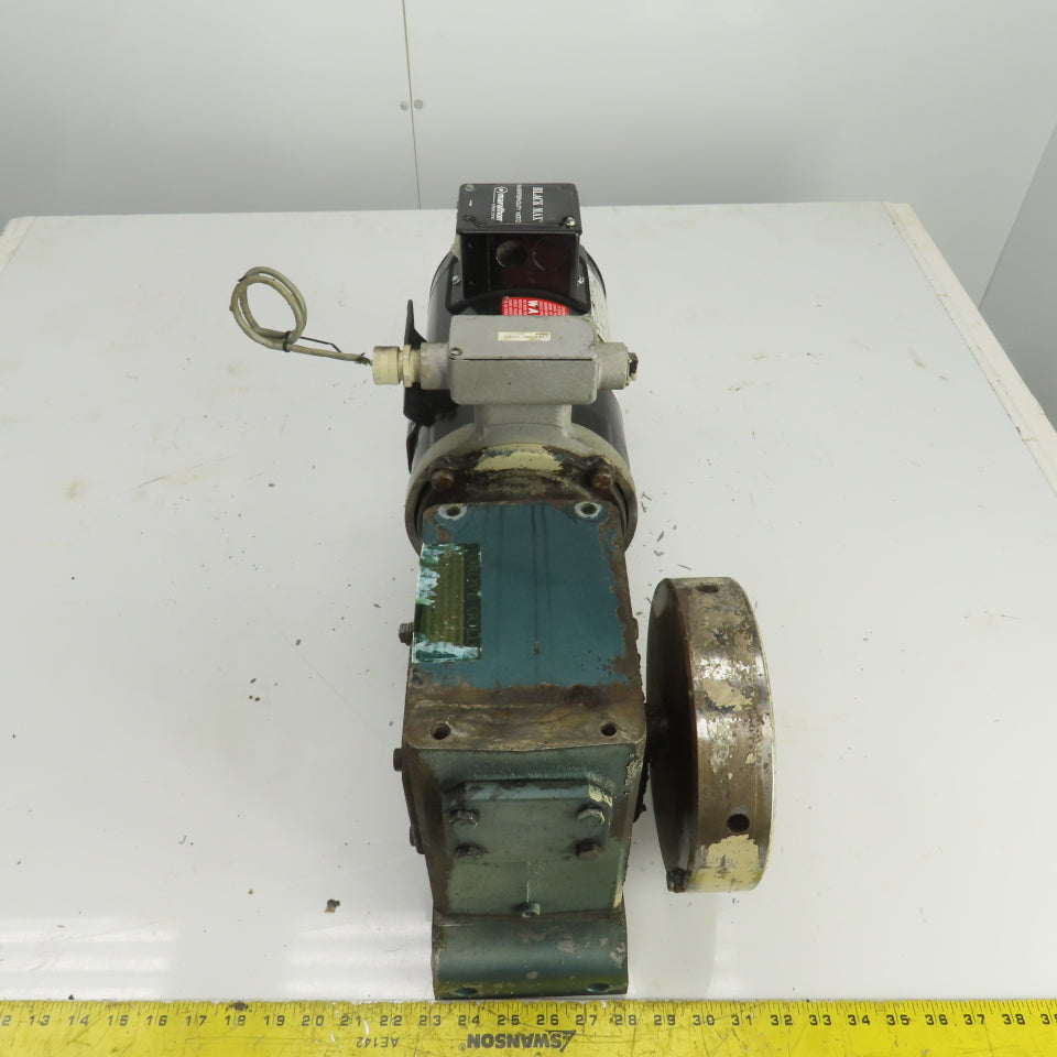 Grove Gear 30:1 Ratio Gear Reducer W/8" Rotary Indexing Table 230/460V 1HP 3PH