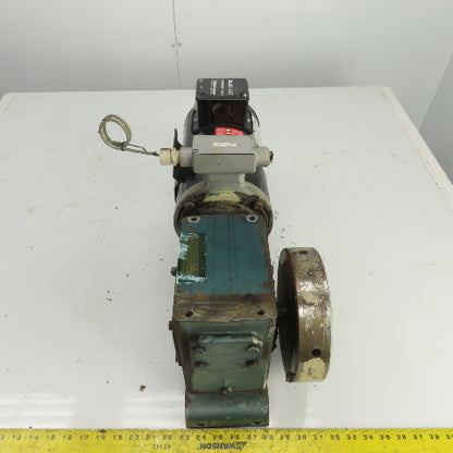 Grove Gear 30:1 Ratio Gear Reducer W/8" Rotary Indexing Table 230/460V 1HP 3PH