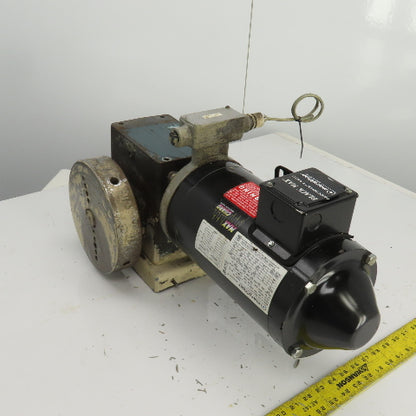 Grove Gear 30:1 Ratio Gear Reducer W/8" Rotary Indexing Table 230/460V 1HP 3PH