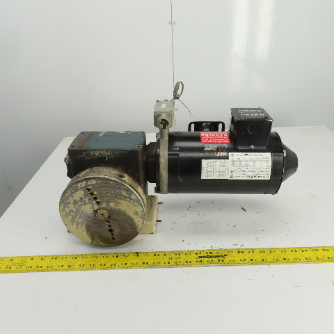 Grove Gear 30:1 Ratio Gear Reducer W/8" Rotary Indexing Table 230/460V 1HP 3PH