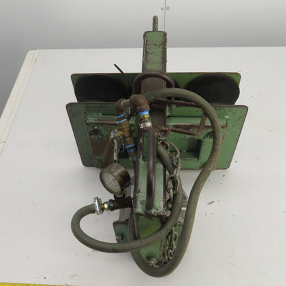 Control Line 942 15" L x 10" H Pneumatic Clamping Fixture W/2" Stroke 4" Bore