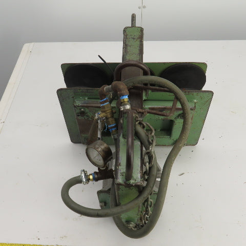 Control Line 942 15" L x 10" H Pneumatic Clamping Fixture W/2" Stroke 4" Bore