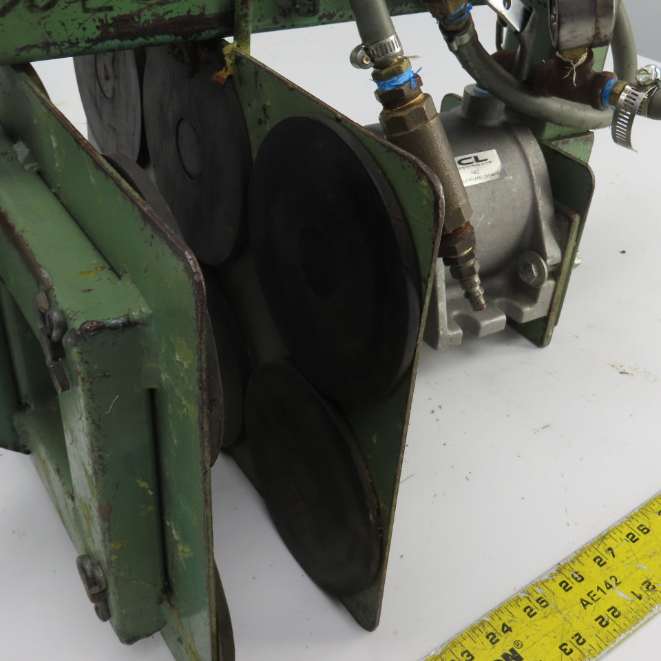Control Line 942 15" L x 10" H Pneumatic Clamping Fixture W/2" Stroke 4" Bore