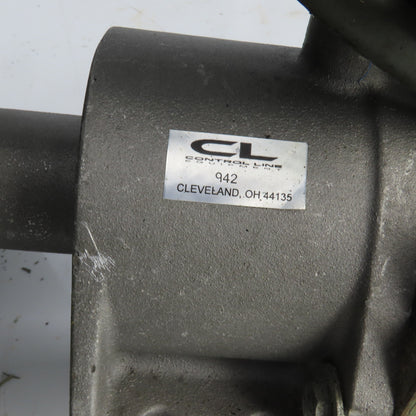 Control Line 942 15" L x 10" H Pneumatic Clamping Fixture W/2" Stroke 4" Bore
