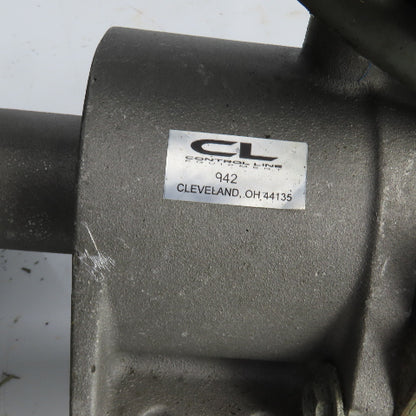 Control Line 942 15" L x 10" H Pneumatic Clamping Fixture W/2" Stroke 4" Bore