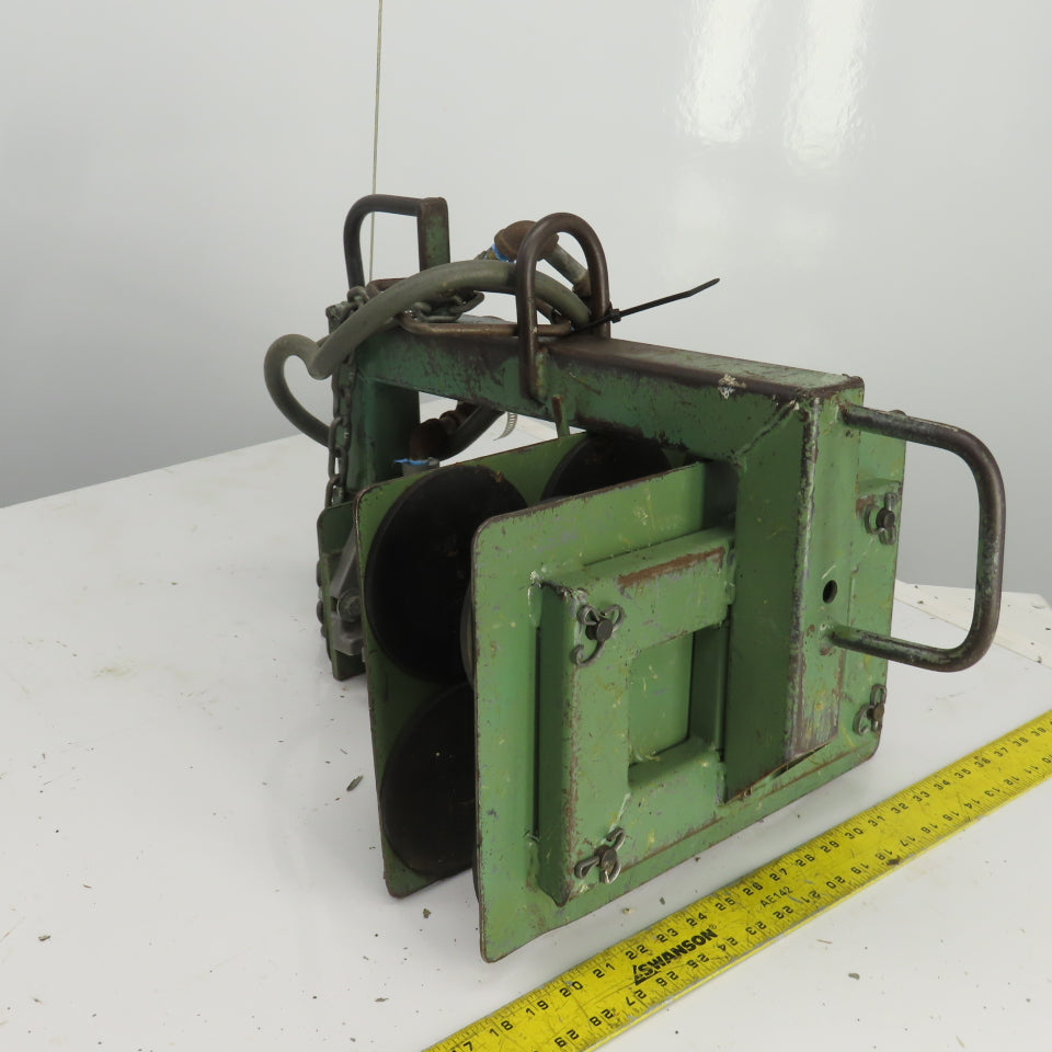 Control Line 942 15" L x 10" H Pneumatic Clamping Fixture W/2" Stroke 4" Bore