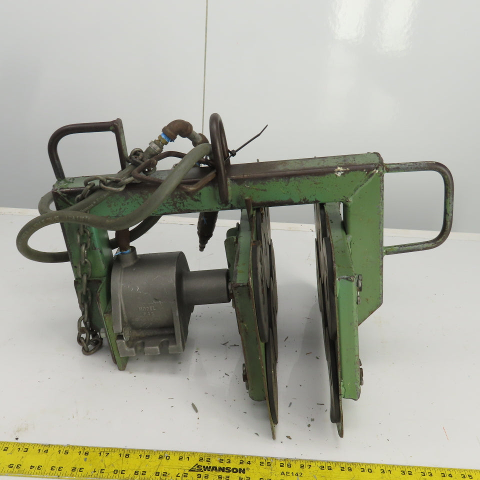 Control Line 942 15" L x 10" H Pneumatic Clamping Fixture W/2" Stroke 4" Bore