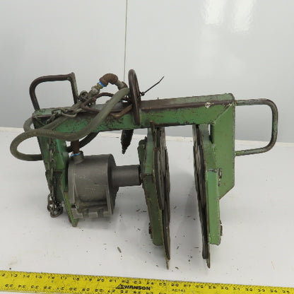 Control Line 942 15" L x 10" H Pneumatic Clamping Fixture W/2" Stroke 4" Bore