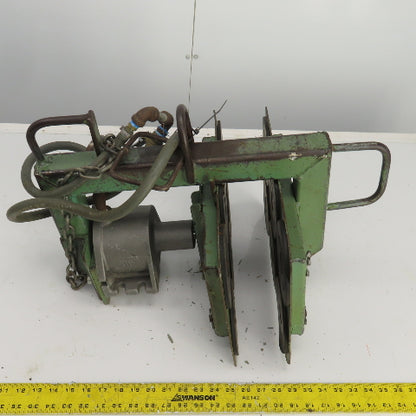 Control Line 942 15" L x 10" H Pneumatic Clamping Fixture W/2" Stroke 4" Bore
