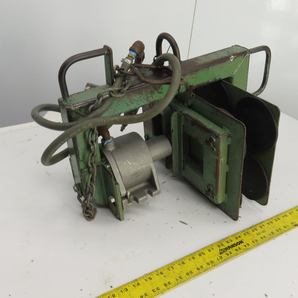 Control Line 942 15" L x 10" H Pneumatic Clamping Fixture W/2" Stroke 4" Bore