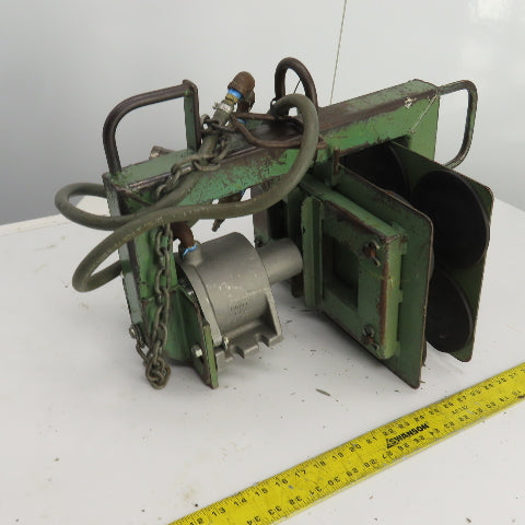 Control Line 942 15" L x 10" H Pneumatic Clamping Fixture W/2" Stroke 4" Bore