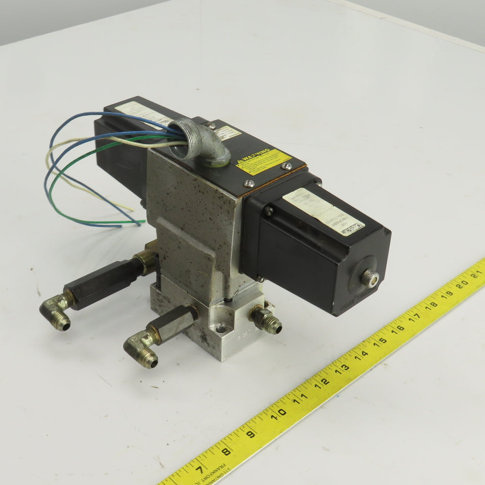 Hytec Style 4 Way 2 Position Solenoid Operated Hydraulic Valve 115V W/18-475-271