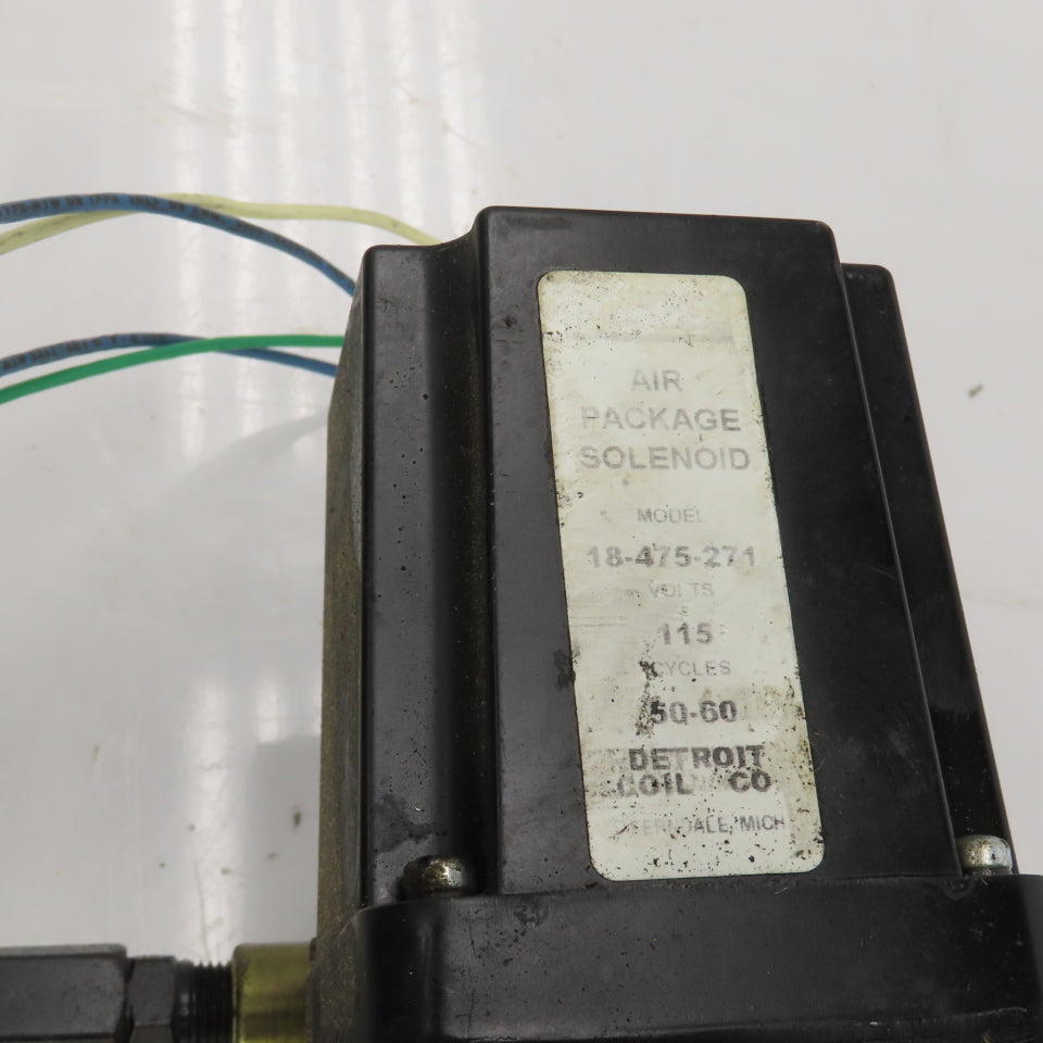 Hytec Style 4 Way 2 Position Solenoid Operated Hydraulic Valve 115V W/18-475-271